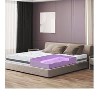 The White Stone Matelas 90 x 190 à Fermeté Moyenne | Hauteur 25 cm | Tissu hypoallergénique et Respirant | Propriétés orthopédiques et automodelantes | Produit en Italie