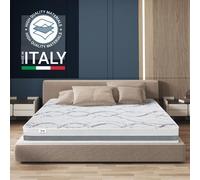 The White Stone Matelas Simple 85x180 Memory Foam orthopédique Hauteur 22 cm Made in Italy