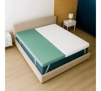 The White Stone Surmatelas 120x190 en Mousse à Mémoire de Forme avec Hauteur de 5 cm - Res
