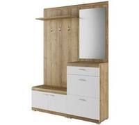 Bestmobilier Vestiaire d'entrée Thea - Bois