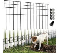 Thealyn 10 Pack,Barrière Animaux de Jardin en Métal Décorative | Hauteur 43 cmX Largeur 33 cm, Longueur Totale 10,8 Pieds (3,3 m), Clôture de Jardin sans Creusage pour Délimiter