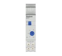 Theben 0070002 ELPA 7 minuterie électrique d'éclairage d'escalier I Minuterie d'escalier I Rail Chapeau I Rail DIN I Détection Automatique 3 ou 4 Fils I 230 V I 600 W LED