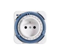 Theben 0260841 Timer 26 - Prise programmable analogique pour une utilisation en intÃ©rieur, l'original en qualitÃ© premium - programmateur minuterie - minuteur - version franÃ§aise