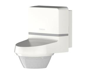 Theben 1010110 TECTA D280i WH détecteur de mouvt ext. 280° 24 m appli BLE | Appli Bluetooth, groupes interconnectables, anti-angle mort, Exit-on, D-MODE, 5s 30 min, 600 W LED, IP 55, blanc