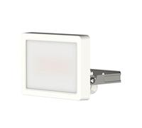 Theben 1020672 theLeda B20 Dual WH projecteur LED 20 W extérieur IP65 blanc | 3000 K blanc chaud/4000 K blanc neutre commutable, 2850 lm, diffuseur, 90° haut/bas, capteur en option, blanc