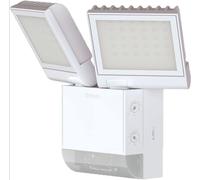 Theben 1020802 theLeda S17-100 WH Projecteur LED I Détecteur de mouvement intégré I blanc I 17 W I Montage mural I Couleur de lumière 4000 K I Angle de détection 180° I Portée 10 m I Orientable ..