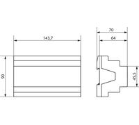 THEBEN AG Acteur variateur universel THEB KNX DM 4 T KNX quadruple 4940275