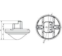 THEBEN AG Theben Présencem. thePassa P360-101 UP WH p.stockage et corr.éclairage et HVAC ws 2010300