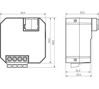 THEBEN AG Theben UP 1f DALI-Actor DU 1 DALI KNX KNX TP Data Secure 4942580