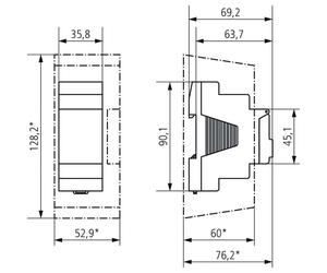 Theben Digitale minuterie TR 610 top3, 12-24V