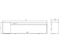 Theben HMT 12 S KNX Actionneur de chauffage pour 12 circuits de chauffage avec sonde therm. Servomoteurs