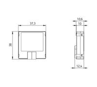 Theben TA 2.1 KNX Interface à 2 boutons Entrée binaire Data Secure 4969272