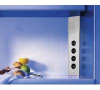 Thebo Prise d'angle 17586F acier inoxydable quadruple verticale norme française