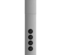 THEBO ST 3007 Colonne d'angle d'énergie en acier inoxydable quadruple sans interrupteur