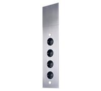 Thebo ST3007 Bloc multiprises d'angle en Acier Inoxydable