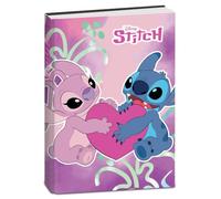 TheCartoonWorld Agenda scolaire 10 mois Seven fabriqué pour Disney Stitch et Angel (Stitch et ange cœur)