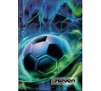 TheCartoonWorld Seven Agenda scolaire 7 2026-2027 de poche - Daté, graphique urbain avec autocollants (ballon)