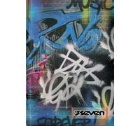 TheCartoonWorld Seven Agenda scolaire 7 2026-2027 de poche - Daté, graphique urbain avec autocollants (graffiti)