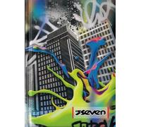 TheCartoonWorld Seven Agenda scolaire 7 2026-2027 de poche - Daté, graphique urbain avec autocollants (métropole)