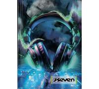 TheCartoonWorld Seven Agenda scolaire 7 2026-2027 de poche - Daté, graphique urbain avec autocollants (musique)
