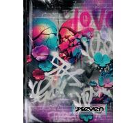 TheCartoonWorld Seven Agenda scolaire 7 2026-2027 Pocket Edition Girl avec autocollants (graffiti)