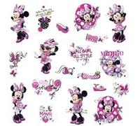 Thedecofactory RMK2554SCS Stickers Disney Minnie Fashionista Roommates Repositionnables (19 Stickers), Vinyle, Multicolore, 104 x 26 x 2.5 cm Multicolore G