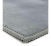 Thedecofactory Tapis Aspect Velours Extra-Doux Gris Nuage 60x120