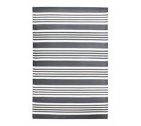 Thedecofactory Tapis d'extérieur à Rayures Gris 120x180