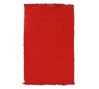 Thedecofactory Tapis en Coton Rouge 50x80