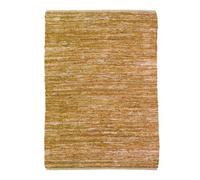 Thedecofactory Tapis en Cuir tressé Jaune 160x230