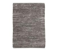 Thedecofactory Tapis en Cuir tressé Taupe 160x230