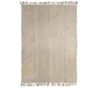 Thedecofactory Tapis en Jute et Coton Naturel 160x230