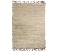 Thedecofactory Tapis en Jute et Coton Naturel 160x230