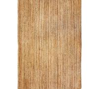 Thedecofactory Tapis en Jute tressé Main Lignes Naturel 300x400