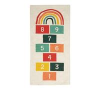 Thedecofactory Tapis Enfant Lavable en Coton marelle Multicolore 60x120