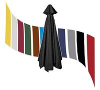 THEGA Auvent De Rechange pour Parapluie D'extérieur - Toile De Rechange pour Parasol Déporté (6 Ou 8 Baleines) - Tissu De Remplacement pour Grand Parasol De Jardin