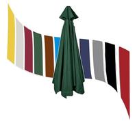 THEGA Auvent De Rechange pour Parapluie D'extérieur - Toile De Rechange pour Parasol Déporté (6 Ou 8 Baleines) - Tissu De Remplacement pour Grand Parasol De Jardin