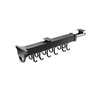 THEGA Support De Rangement Suspendu pour Garage, Support À Balai Coulissant De 26 À 56 Cm, Organiseur/Rangement pour Balais Et Serpillières, pour Cuisine/Placard/Maison/Armoire(22.04in-20 Hook)