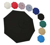 THEGA Toile De Rechange pour Parasol De Terrasse (2 M / 2,7 M / 3,0 M), Housse De Remplacement À 6 Ou 8 Baleines, Compatible avec Parasols De Jardin Et De Marché