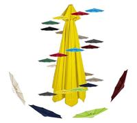 THEGA Toile De Rechange pour Parasol De Terrasse - 6 Ou 8 Baleines - Tissu Épais, Imperméable Et Anti-UV - pour Jardin, Cour, Patio Ou Terrasse (Toile De Rechange Uniquement)