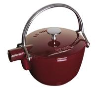 Staub Théière en fonte ronde 1,15 L Rouge grenadine