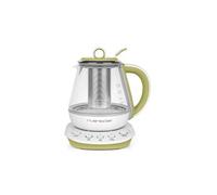 Théière 0.8l 800w blanc et vert BTH244
