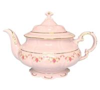 Théière, 1,50 l, porcelaine rose, fleurs, Leander