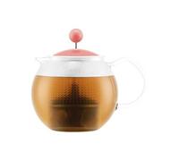 Bodum Théière à piston Assam 1823-539B 0,5 l verre borosilicaté rose