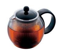 Théière À Piston Verre Et Couvercle Abs 0,5 L Bodum Assam Noire