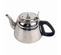Théière à poser sur la cuisinière en acier inoxydable de 1,5 L et 2 L, bouilloire à eau chaude avec filtre, poignée ergonomique résistante à la chaleur, grande ouverture de (1,5L avec filtre)