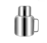 Théière Acier 316L 1.5L Résistante Chaleur(2L) | Acier 316L alimentaire, isolation pour vide 24h, résistant rouille, pour idéal thé vert, design durable