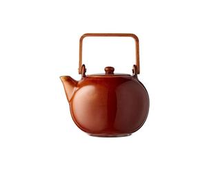 Théière avec infuseur à thé 1,2 l, ambre, manche chêne, Bitz