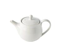 Théière avec infuseur à thé 420 ml, blanc, céramique, MIJ