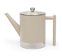 Théière avec infuseur à thé CYLINDRE MINUET 1,2 l, taupe, acier inoxidable, Bredemeijer
